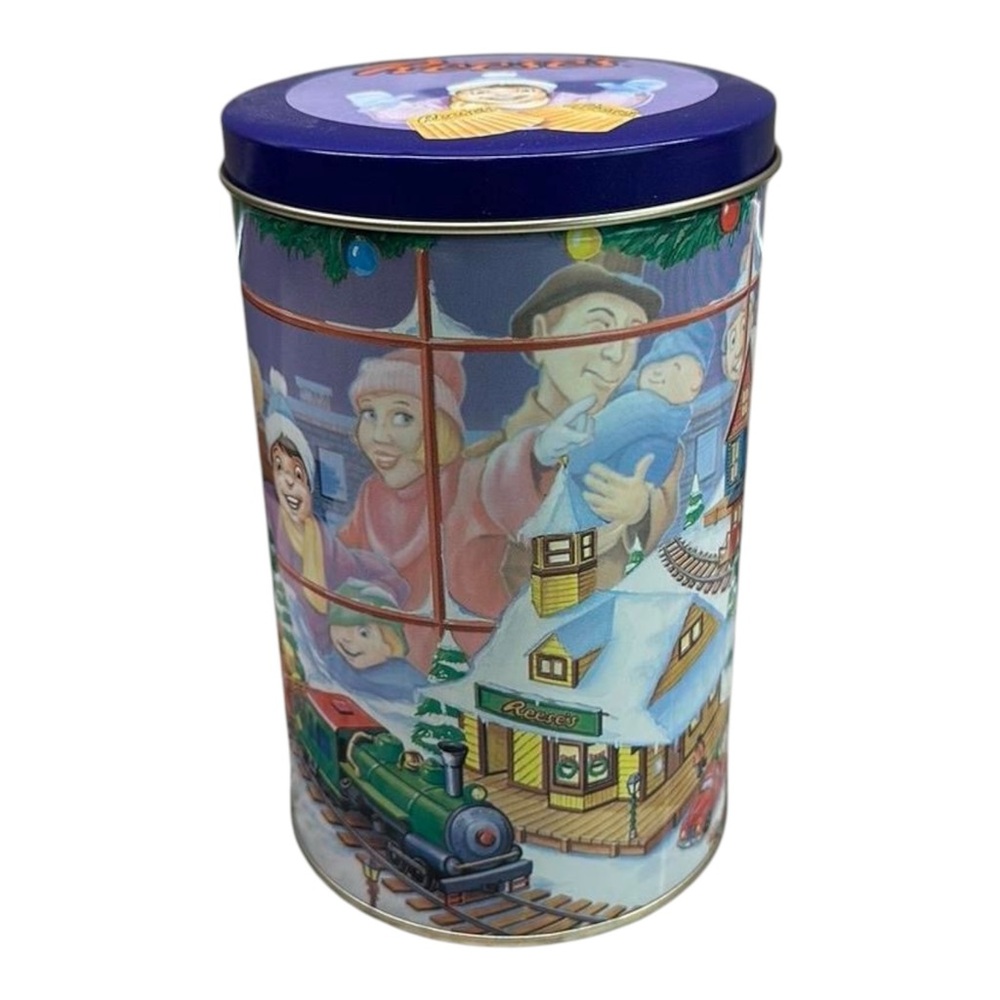 Vintage Reese's Holiday Classic Series Canister #9 - 1996 Hershey's Tin